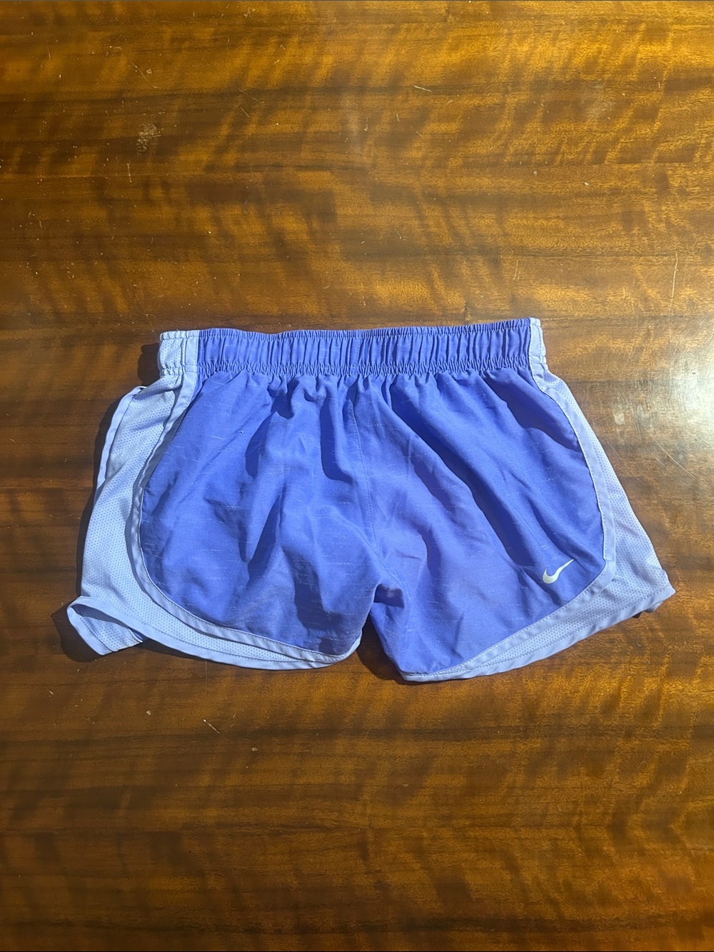 Nike Women's Lavender Two-Tone Athletic Shorts